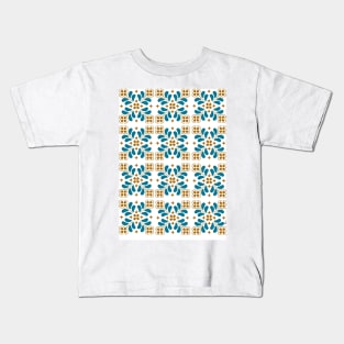 Portuguese Tile Pattern Kids T-Shirt